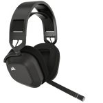 Casti Gaming Head-band CORSAIR HS80 MAX WIRELESS, Fara Fir, Gri