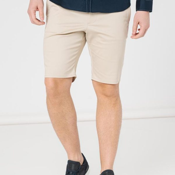 PANTALONI SCURT CASUAL BARBATI BEIGE XXL