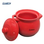 OALA CERAMICA CU CAPAC 6 L, RED LINE - imagine 3