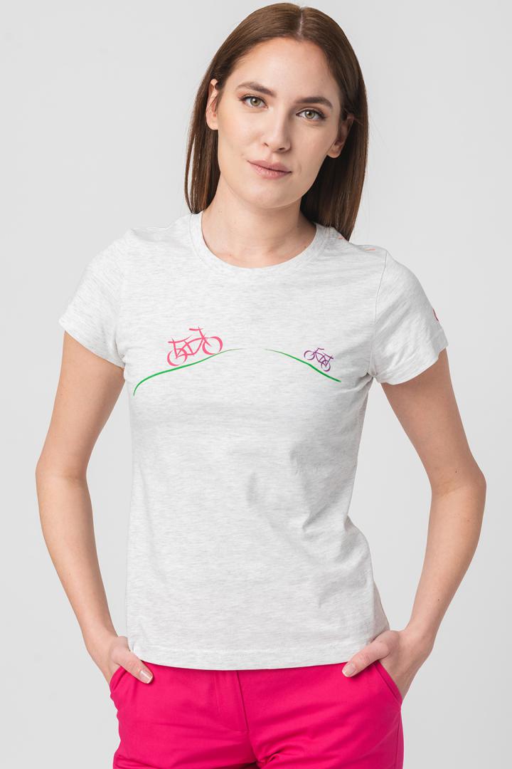 overlay_6a3ec19f8be3e8468db506699a4aa516.jpg TRICOU CASUAL BICICLETE FAMILIE FEMEILIGHT GREY-L - imagine 1