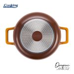 CRATITA ALUMINIU TURNAT + CAPAC 26x8 CM, 3.4L, NICOLAI TAND, - imagine 5