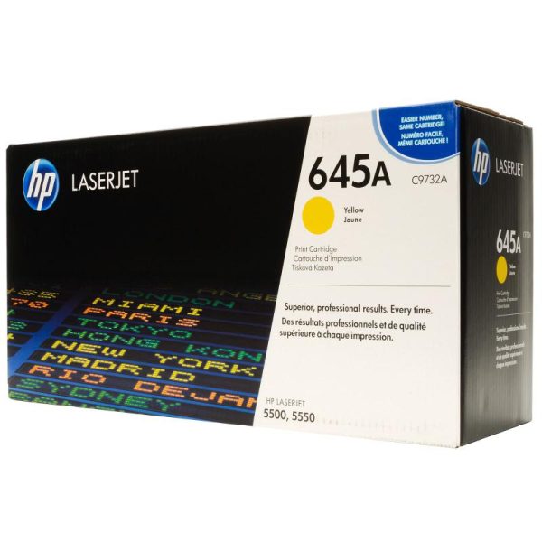 Toner HP C9732A, yellow, 12 k, Laserjet 5500.