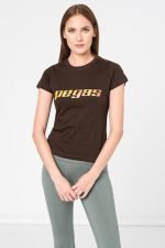 TRICOU  LOGO ORANGE FEMEI  COFFEE-L