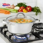 SEMIOALA INOX CU CAP 24x11.5CM,5.2L,MIKA - imagine 4