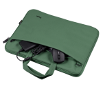 Geanta laptopuri Trust Bologna Eco 16", verde - imagine 3