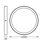 Panou LED inteligent Ledvance Smart+ WiFi ORBIS ROUND DOWNLIGHT SURFACE - imagine 3