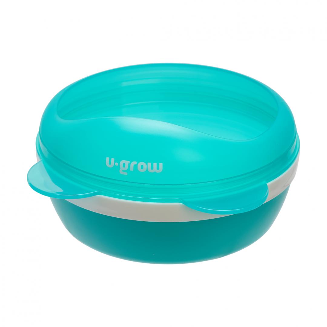 overlay_6bab83e84ac7f38369bd6f0e18c96113.jpg Bol 2 in 1 cu capac pentru diversificare ,U-Grow, 220 - imagine 1