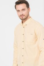 CAMASA CASUAL BARBATI BEIGE XXL - imagine 3