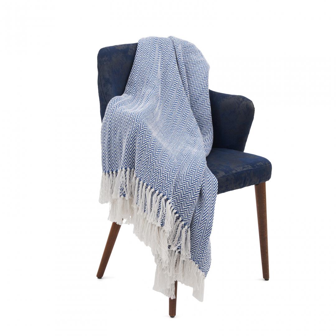 overlay_6bcb7b73989c61b65e02ea70dd136ce9.jpg CUVERTURA PLED 160X200 CM ZIG BLUE - imagine 1