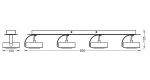 Spot LED cvadruplu ajustabil Ledvance DECOR VENUS, 21W, 2000 lm, - imagine 3