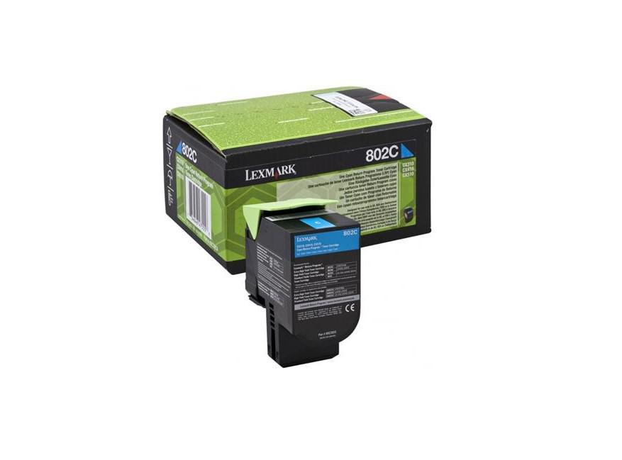 overlay_6c3f6d7f72d01274d99addc5d519a095.jpg Toner Lexmark 80C20CE, cyan, 1 k, - CX510de, CX410de, CX410e,CX510dhe, - imagine 1