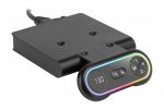 Birou gaming electric Serioux Elysium LED RGB 1400x600x730mm, reglare electrica - imagine 6