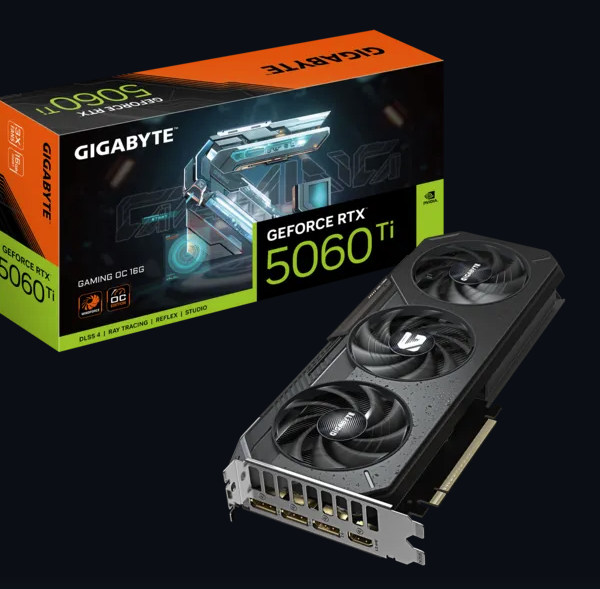 Placa video Gigabyte GeForce RTX 5060 Ti GAMING, 16GB GDDR6X,