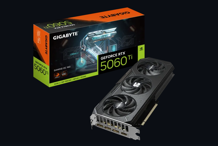 overlay_6c6b3fbb8ef9c2308e61700814f7f64f.png Placa video Gigabyte GeForce RTX 5060 Ti GAMING, 16GB GDDR6X, - imagine 1