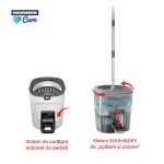 SET CURATENIE CU PEDALA WASH&DRY, CLEAN STEP, GRI - imagine 9