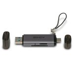 Card Reader Lindy USB 3.2 Type C, SD & microSD, - imagine 2