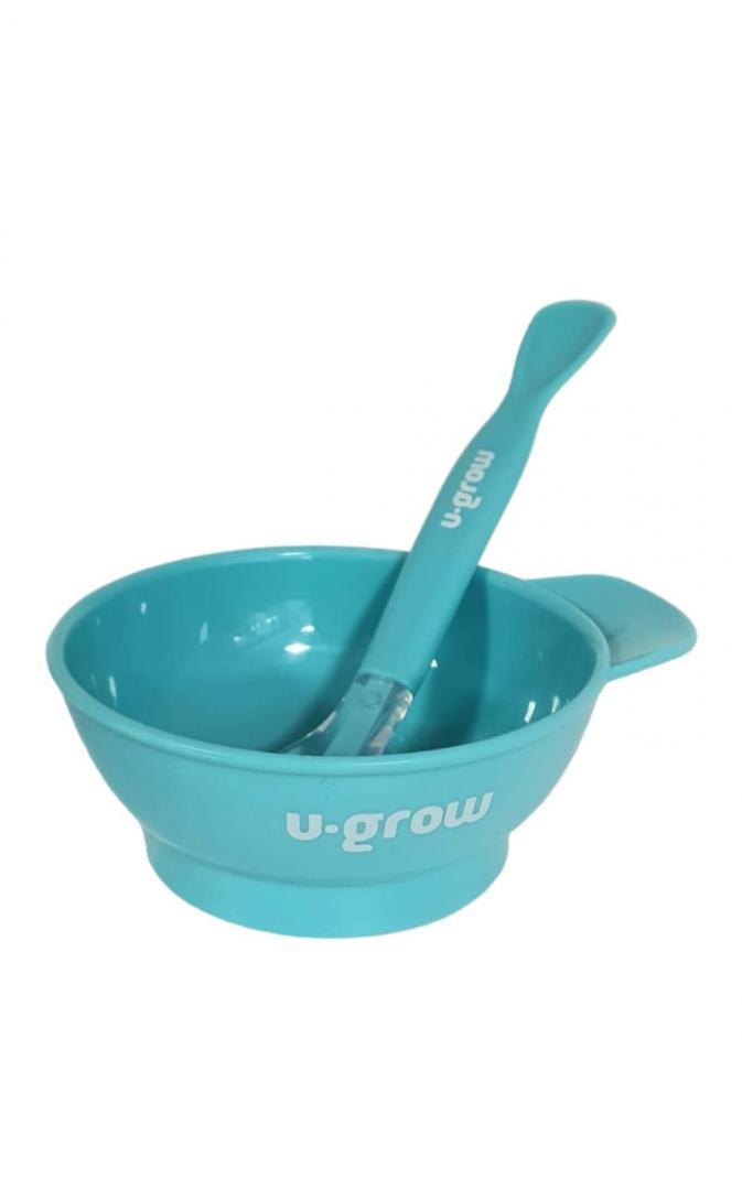 overlay_6c9ce0d6c50e54bec9df7f66e083dff8.jpeg Bol cu capac si lingurita, U-Grow - imagine 1