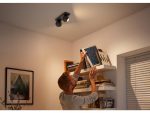 Spot LED Dublu Philips Hue Buckram, Bluetooth, 2xGU10, 2x5W, 700 - imagine 2