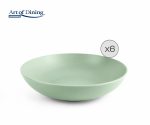 SET 6 FARFURII ADANCI CERAMICA 20 CM, YVONNE, ART OF