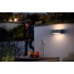 Aplica pentru exterior Philips Hedgehog, 1xE27, max 42W, IP44, 182x160x91mm, - imagine 3