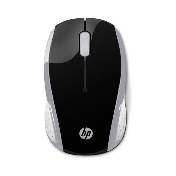 overlay_6d2a847a1b5534b68d235fafb75e40e5.jpeg Mouse HP Wireless 200 Pike Silver, Gri/ Negru - imagine 1