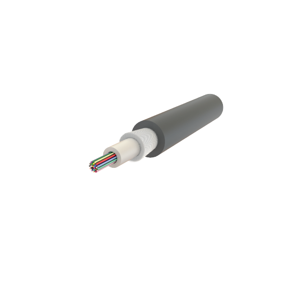 Cablu fibra optica 8 fibre,MM OM3, 1200N, LSZH, intarziere la
