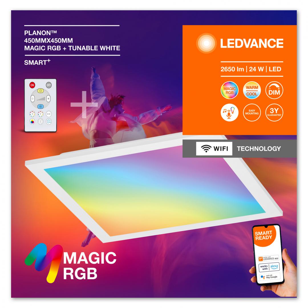 overlay_6e0ecacdd87cca1a43cfb3d9731315ac.jpg Panou LED RGB inteligent Ledvance SMART+ Wifi PANEL Magic cu - imagine 1