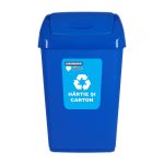 COS GUNOI CAPAC BATANT, RECICLARE ECO 35 L, ALBASTRU, HEINNER - imagine 2
