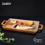 TAVA GRATAR ALUMINIU TURNAT 36 x 26.4 x 4 CM, - imagine 5