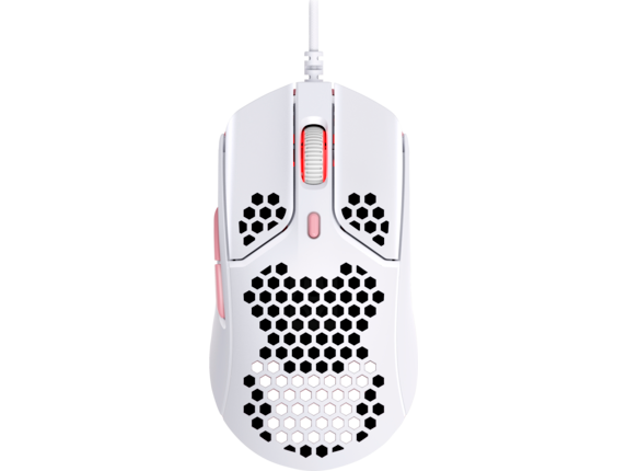 Mouse HP HYPERX Pulsefire Haste, wireless, alb-roz