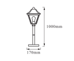Stalp pentru exterior Ledvance ENDURA Classic Tradition, 1xE27, max. 9W - imagine 2