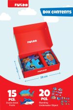 PUZZLE DIN SPUMA EVA, LUMEA MARINA, PUEDO - imagine 3