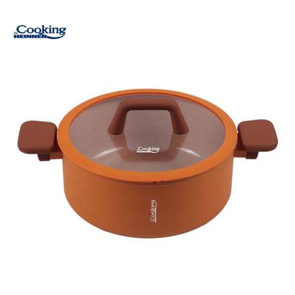 SEMIOALA ALUMINIU FORJAT CU CAPAC STICLA 24 x 10.5 CM,