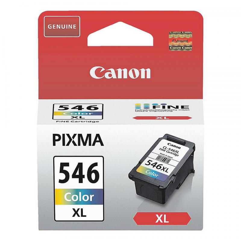 overlay_709999767839b8abb9d53cdc5de9b618.jpg Cartus cerneala Canon CL-546XL, color, capacitate 15ml, pentru Canon Pixma - imagine 1