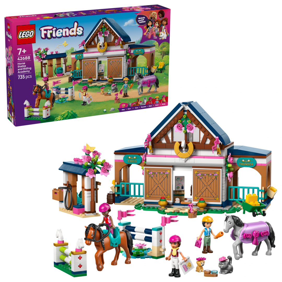 overlay_7111765e39e7cd635dd9de71145ed917.png GRAJD DE CAI SI ACADEMIE DE ECHITATIE LEGO42688 - imagine 1