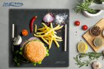 PLATOU ARDEZIE PATRAT MANERE INOX, 30X30 CM, COOKING BY HEINNER - imagine 4