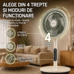VENTILATOR CU PICIOR FRAM FSF-MAT35BG-GR - imagine 7
