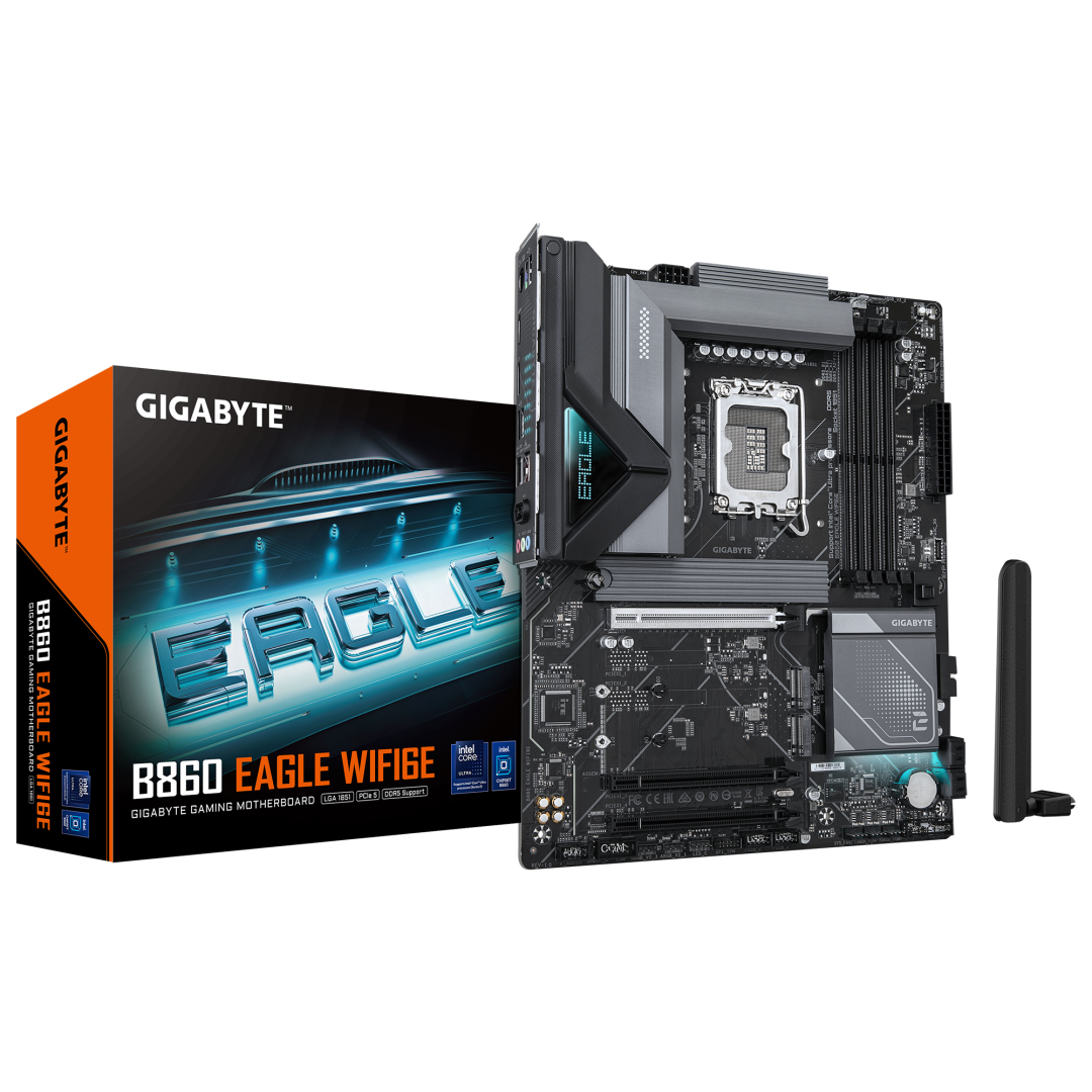 overlay_720b86d18d7d7053014b6a9497b8bbb3.png Placa de baza Gigabyte B860 EAGLE WIFI6E, Socket 1851, DDR5, - imagine 1