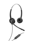 Casti Head-band AXTEL Elite UC stereo USB-A/USB-C, Wired, Noise-canceling, Negru
