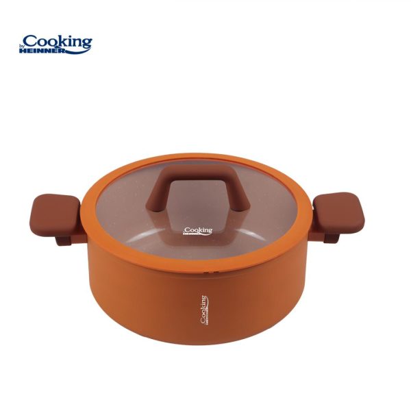 CRATITA ALUMINIU FORJAT CU CAPAC STICLA 20 x 9.5 CM,