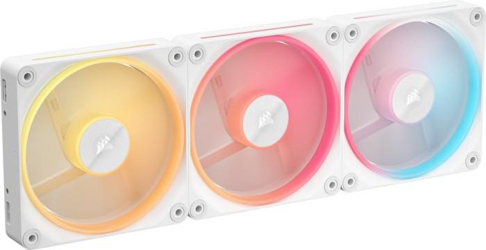 overlay_72a63f9aeb265daffc85225d62c1ec5e.jpg Ventilatoare Carcasa CORSAIR iCUE LINK LX120 REVERSE 3x120mm RGB ALB - imagine 1