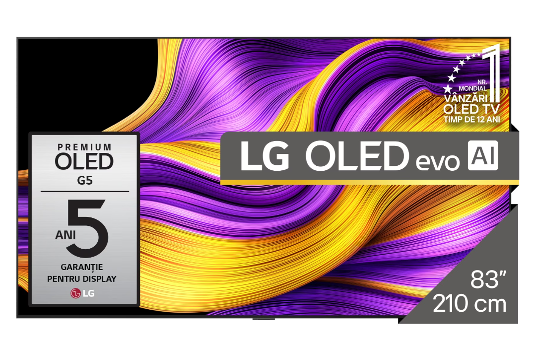 overlay_736656e1273217dd7270748566eef154.png Televizor OLED Evo Smart LG 83G51LW, 4K, HDR, 210cm - imagine 1