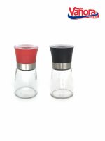 SET DOUA RASNITE CERAMICE SARE&PIPER 13.5CM, ROSU/NEGRU, VANORA HOME