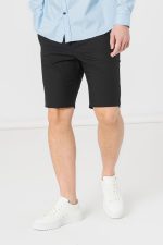 PANTALONI SCURT CASUAL BARBATI BLACK XXL - imagine 3