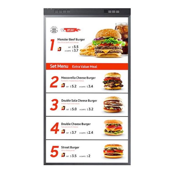 Monitor signage SAMSUNG OM55N HighBrightness, 55", 3000+1000nit, 24/7, FHD, E-LED,