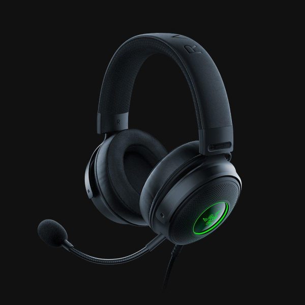 Casti Gaming Head-band Razer Kraken V3 HyperSense, Wired, Negru