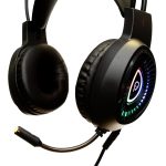 Casti Gaming Over-ear SPACER SPGH-PHANTOM, Wired, Negru - imagine 4