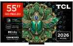 Televizor QD-MiniLED TCL 55MQLED75L, 138 cm, Smart Google TV, 4K