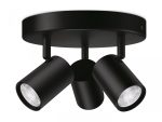 Spot LED RGB WiZ Imageo, Wi-Fi, Bluetooth, control vocal, 3xGU10, - imagine 2