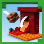 BATALIE DEASUPRA LAVEI IN NETHER, LEGO 21266 - imagine 3